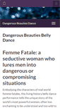 Mobile Screenshot of dangerous-beauties.com